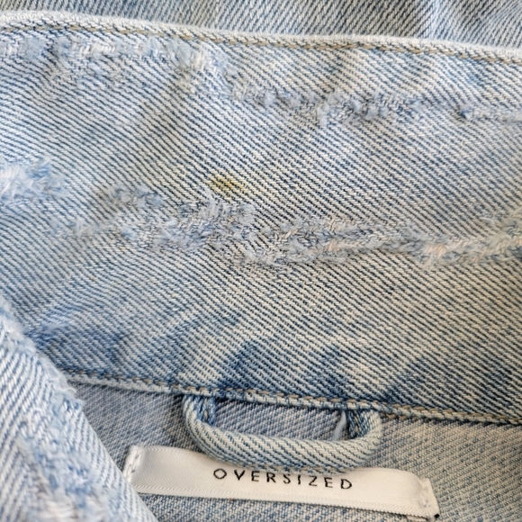 Guess Oversized Denim Rhinestone Jacket - Picture 5 of 10